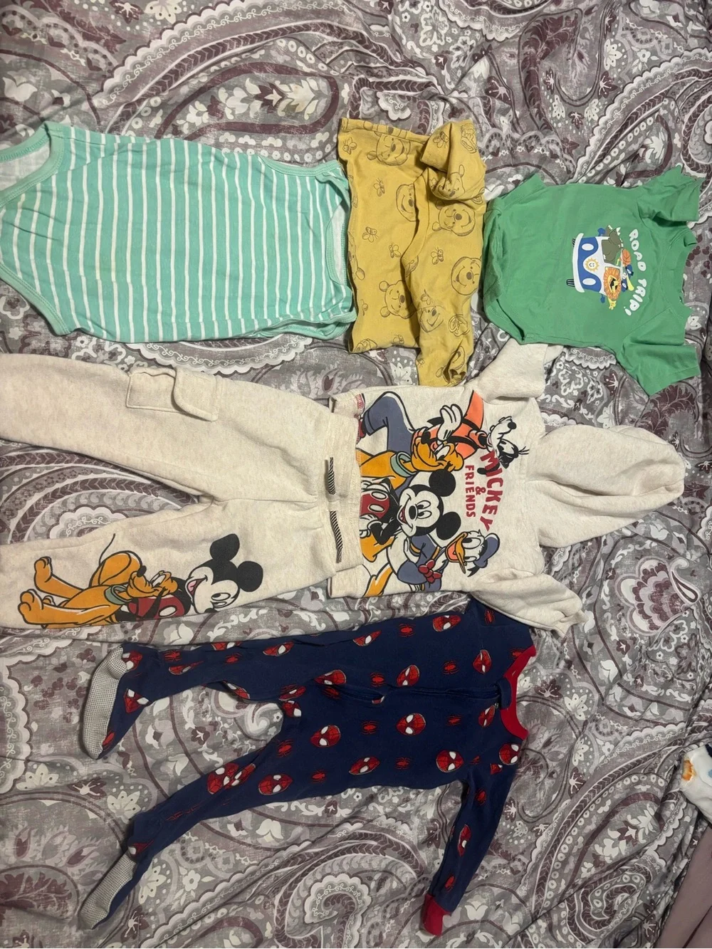 Ralph Lauren, Carter's, and Disney Baby Boy Clothing Lot